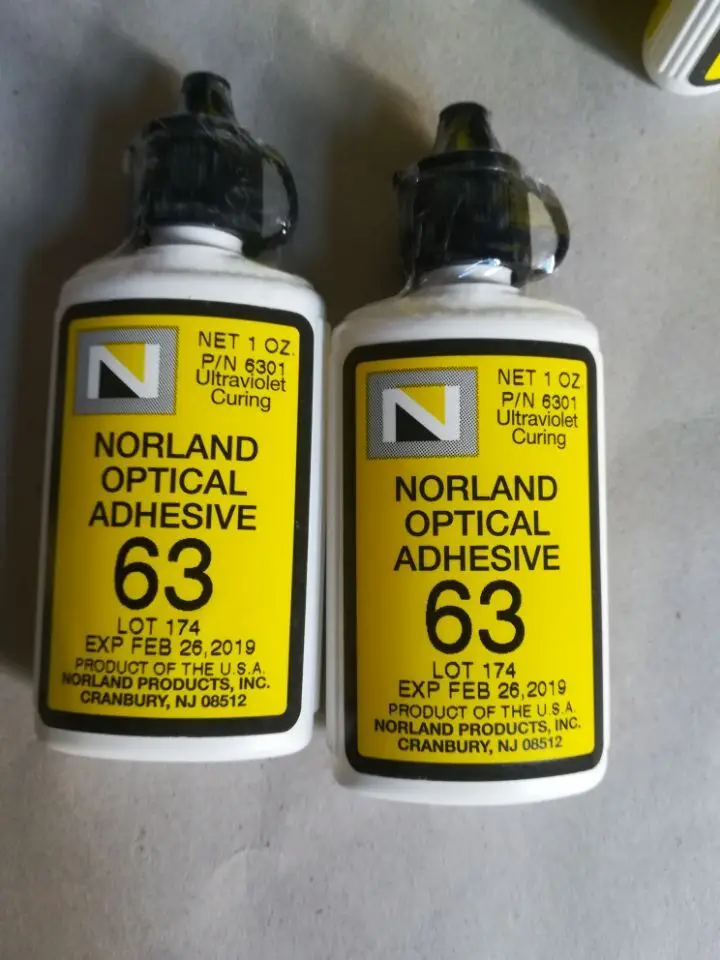 1 PCS Norland NOA63 ultraviolet UV curing optical glue