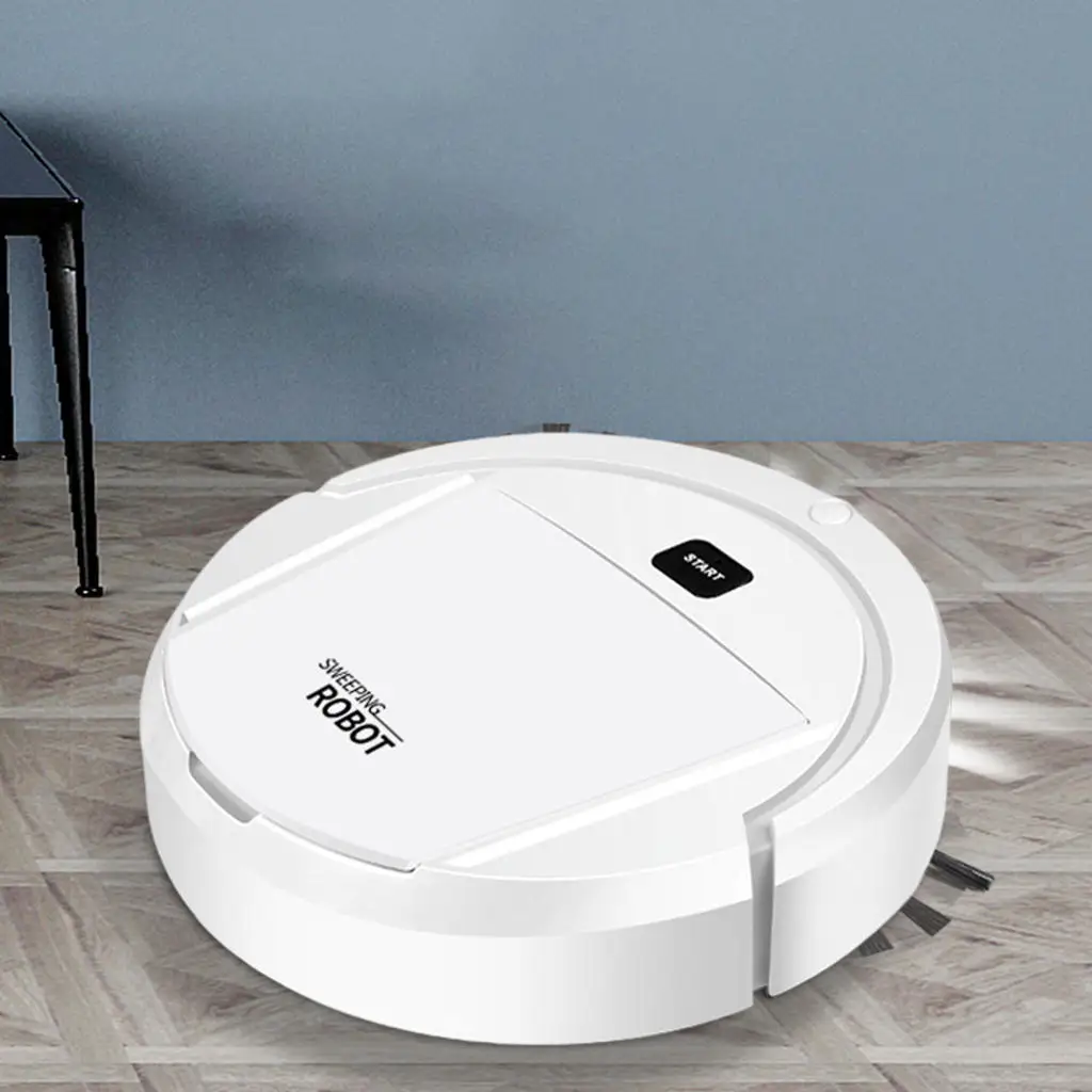 3 in 1 Robot Vacuum Cleaner Mini Rechargeable Suction Floor Sweeper for Hard Floor Carpets