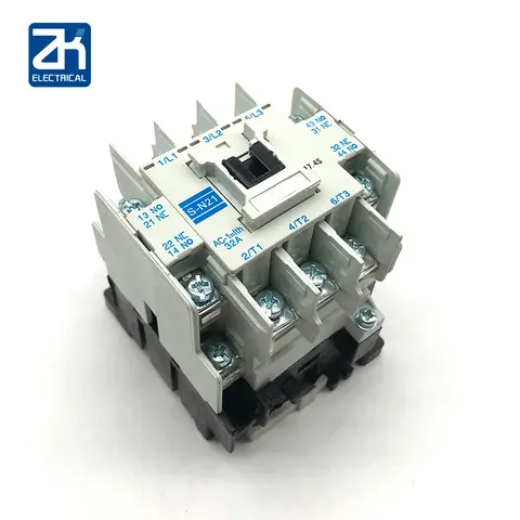 Motor AC contactor S-N21 coil voltage AC110V220V 380V auxiliary contact 21A