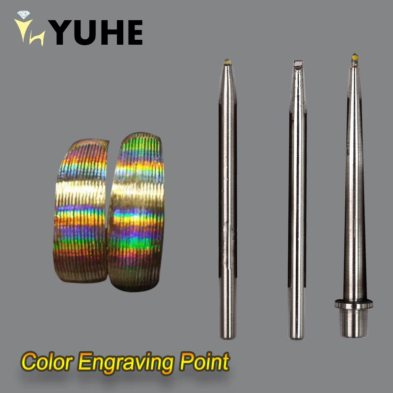 MCD Color Engraving Point Used in Color Texture Engraver for Carving Grain Gold Silver Jewelry YUHE Jewelry Tools