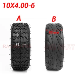 10x4.00-6 Tubeless Vacuum Tire for Electric Scooter Balance Car Mini Motorcycle 10*4.00-6 Anti Slip Off-road Tire