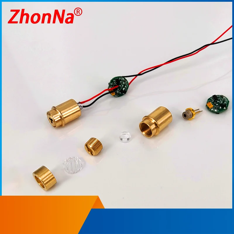 Laser module parts Holder is Used to Install the Laser Diode. It Can be with Cross  or horizontal lines Equipped    Yellow Brass