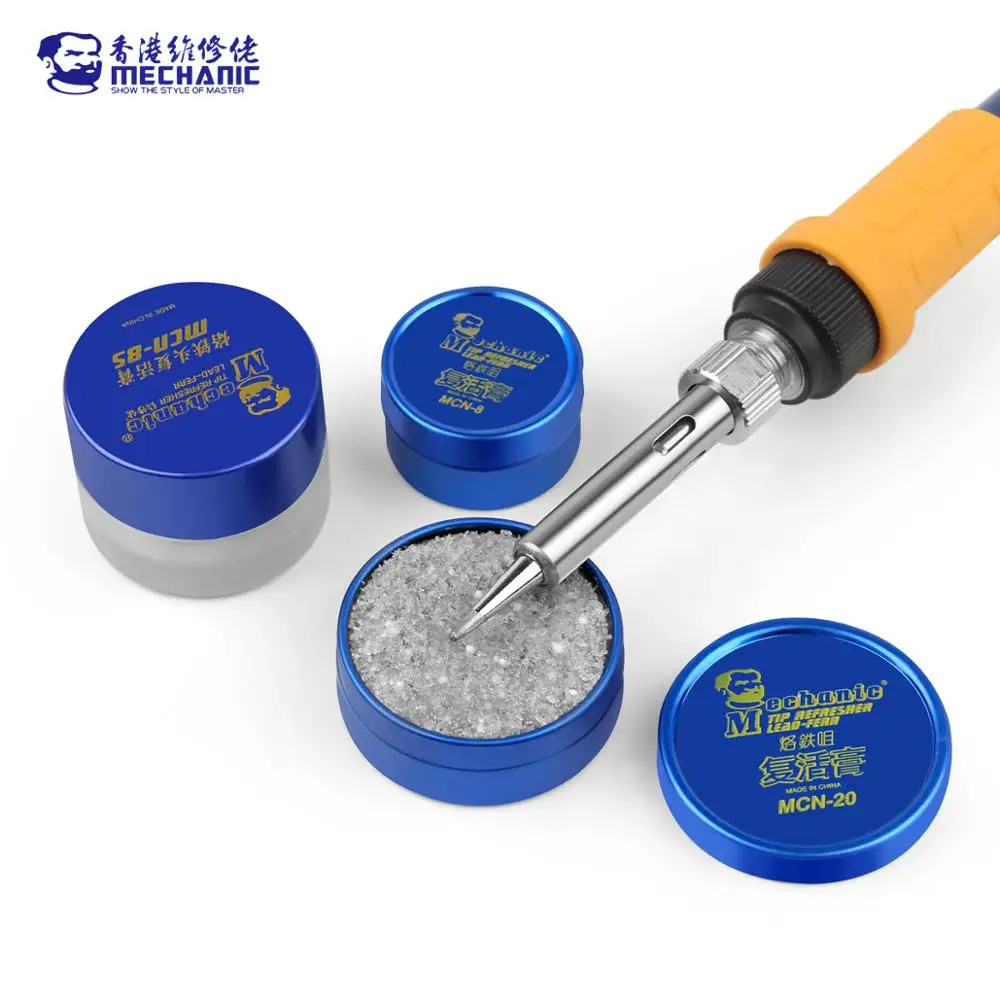 MECHANIC N Series Electrical Soldering Iron Tip Refresher Clean Paste Welding Flux Cream For Oxide Solder Iron Head Resurrection