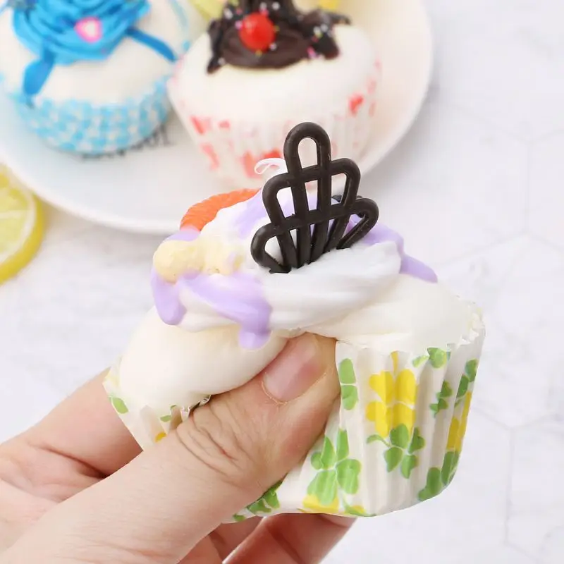 Realistic Artificial Fake Cake Cupcake Model Cup Display Photography Props Crafts Home Decoration