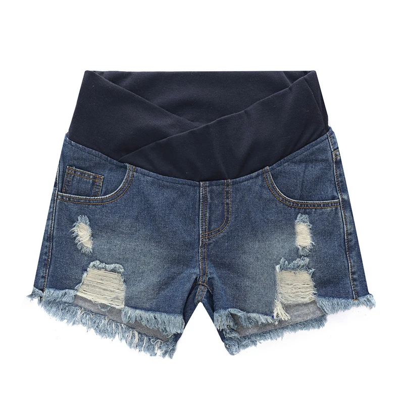 2024 Pregnant Women\'s Shorts Summer Wear Low-waisted Denim Shorts Summer Wear New Spring Loose Pants for Pregnant Women Clothes