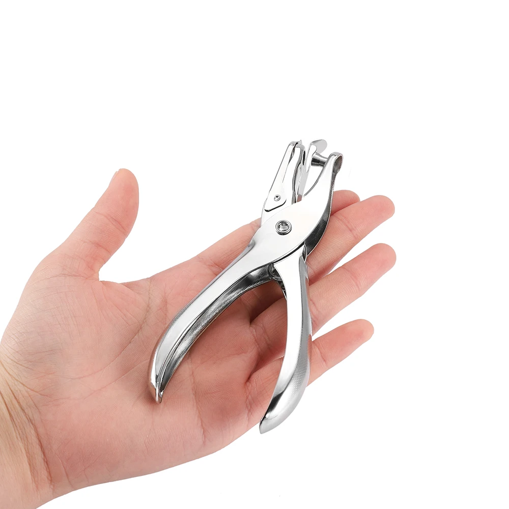 1 Pcs Metal Hand Paper Punch Craft Sheet Single Hole Puncher For Earring Necklace Scrapbooking Punches Materials 3/6mm Hole Size