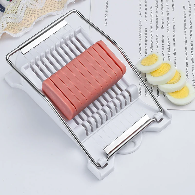 Stainless Steel Luncheon Meat Slicer Multifunction Manual Egg Cutter Vegetable Fruit Ham Sushi Cutter Kitchen Cooking Tools