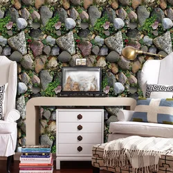 Self-Adhesive Simulation Stone Wallpapers For Living Room Bedroom Walls Home Decoration Vintage vinyl Wallpaper Mural Stickers