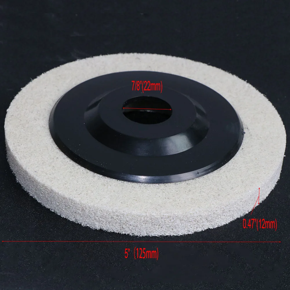 1pc 115/125mm Nylon Faser Klappe Polieren Rad Disc Für Winkel Grinder Für Holz Metall Polieren – Detail 2
