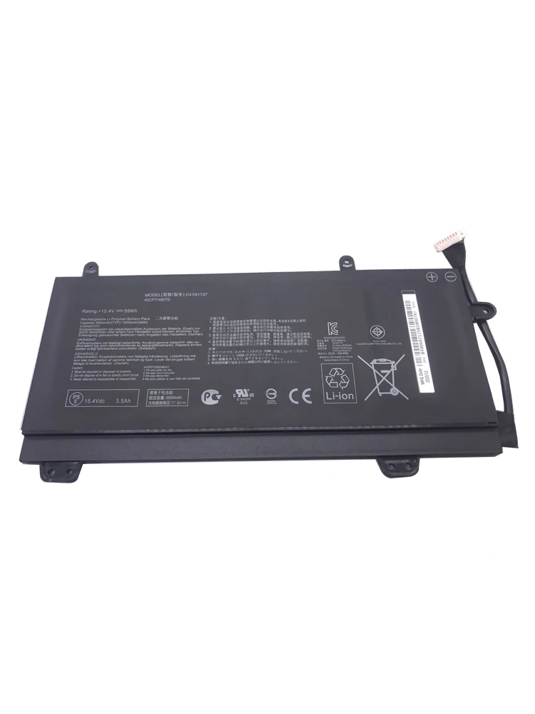 LMDTK New C41N1727 Laptop Battery For ASUS ROG Zephyrus GM501 GM501GM GM501GS GU501 GU501GM 15.4V 55WH