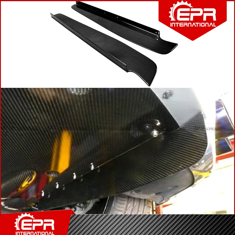 

For GT-R R35 Carbon Fiber Rear Diffuser Blade Glossy Finish Under Panel Splitter Tuning Drift Accessories For Nissan R35 GTR