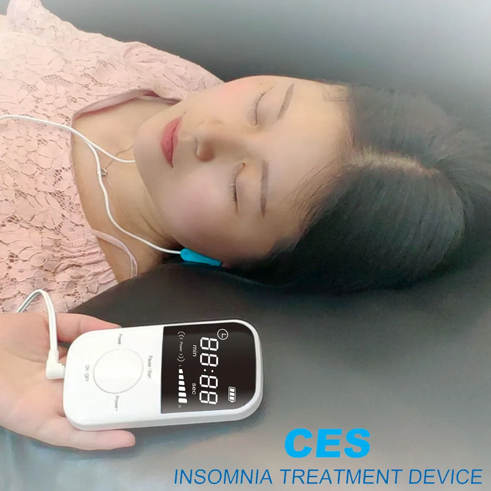 OEM Portable Insomnia Treatment Instrument Sleeping Aid Nurse No Side Effect Anti Depression Anxiety CES Therapy Device US Plug