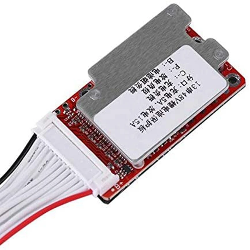 Lithium Li-ION Battery Protection Board, 13 Series, BMS Protection Pack for 13S 48V / 54.6V 1pc