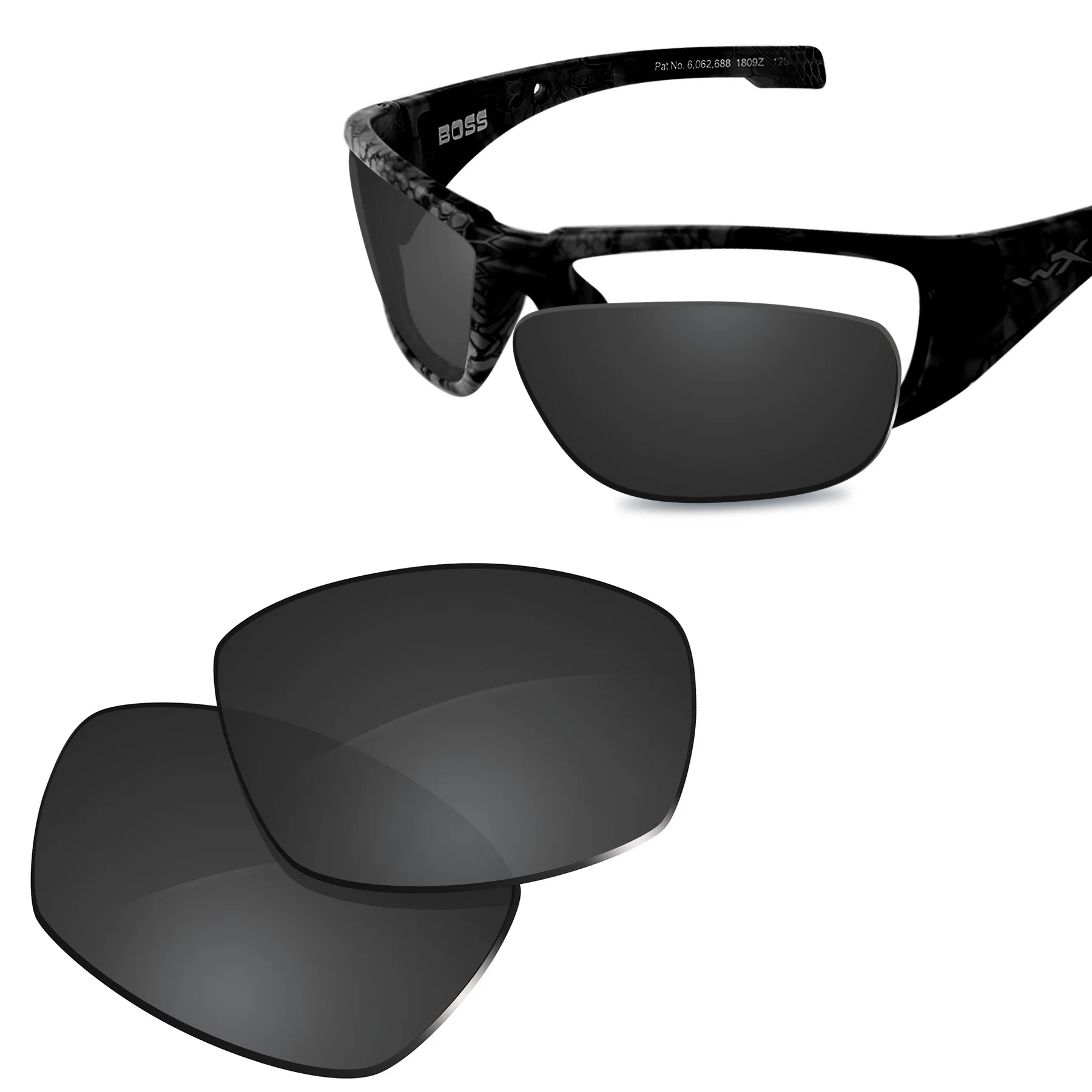 

Glintbay New Performance Polarized Replacement Lenses for Wiley X Boss Sunglasses - Multiple Colors