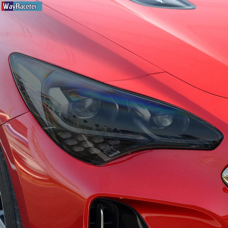 

Car Headlight Protective Film Transparent Black TPU Sticker For Kia Rio Stinger Sportage Sorento Optima K5 Telluride Accessories