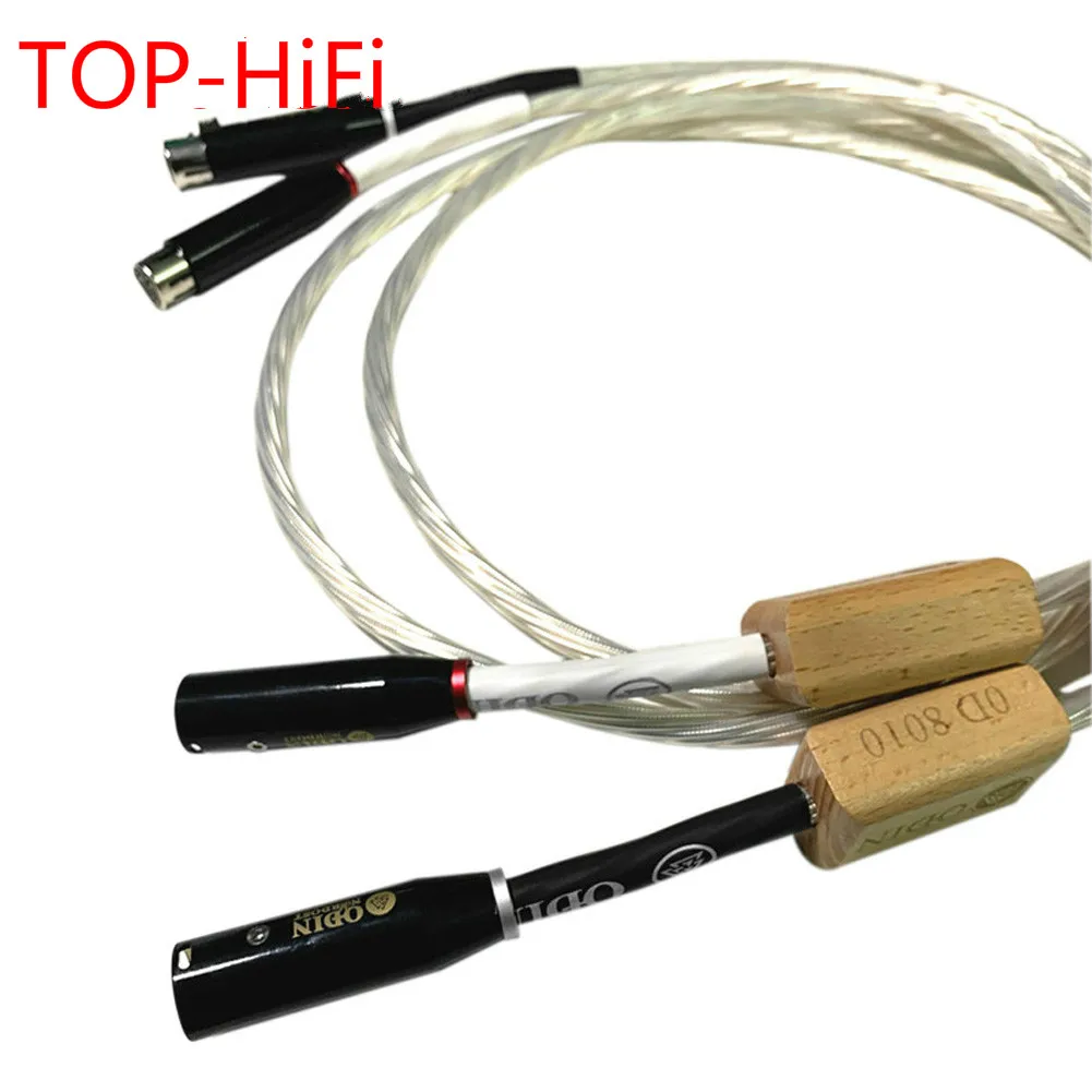 

TOP-HiFi Single Crystal Silver Nordost Odin XLR Balanced Reference Interconnect Cable 3pin XLR Male to Female Audio Cable