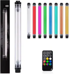 Waterproof RGB Tube Video Light 40cm P7RGB Built-in Battery 10400mAh 8W 1000LM  RA95+ Fill Lighting For Studio Youtube Tiktok