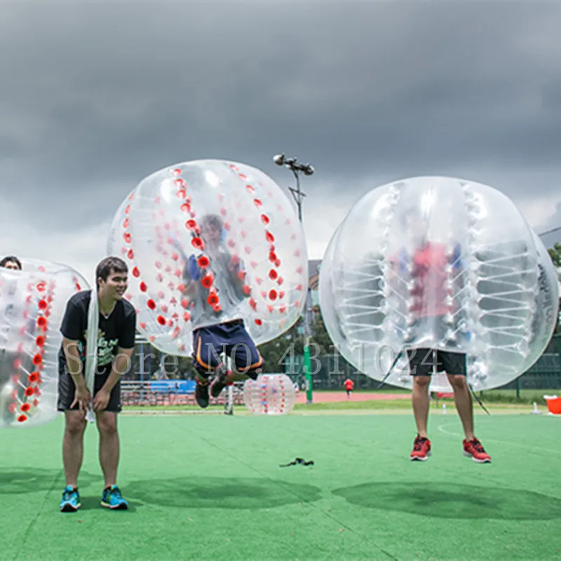 

Free Shipping 0.8mm PVC Bumper Football Bubble Soccer Ball Dia 5' (1.5m) Human Inflatable Bumper Bubble Balls