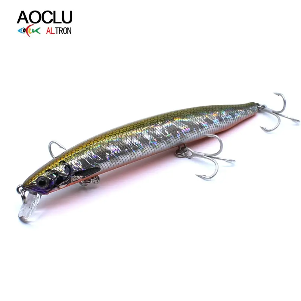 AOCLU Sinking Jerkbait Wobbler 130mm 20.6g Depth 0.8-1.8m Hard Bait Minnow Fishing Lure Magnet Weight Transfer System Sea Game