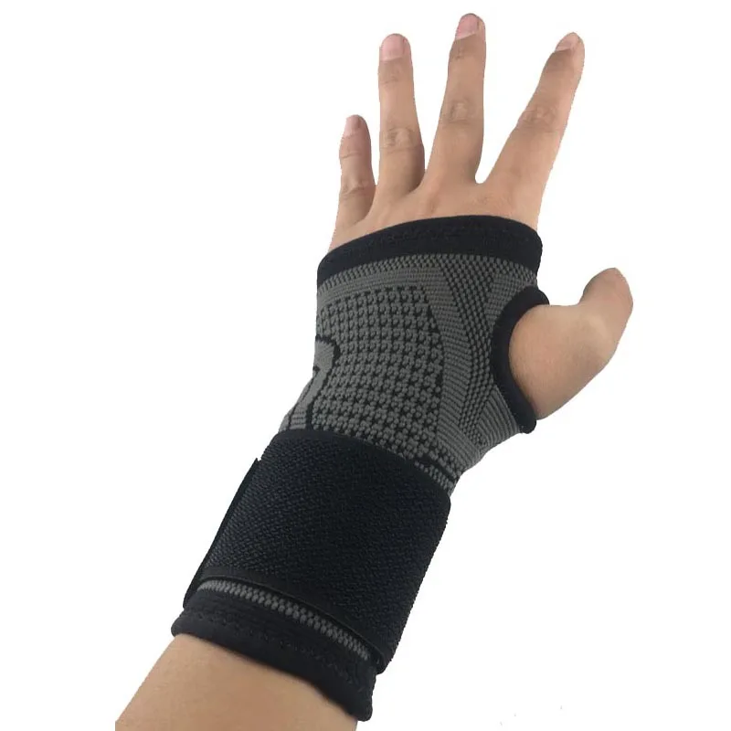 AOLIKES 1PCS Cycling Sport Wrist Support Brace With Elastic Bandage Compress For Fitness Gym Weightlifting Hand Palm Protector