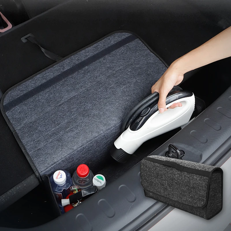 Car Organizer Bag Car Storage Organizer Multipurpose Car Trunk Organizer Car Storage Box Large Capacity Folding Storage Bag image 2