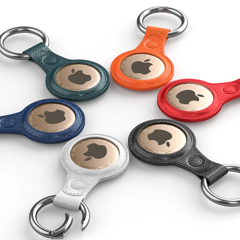 TPU Protective Case For Airtag Anti-lost Anti-scratch Protection Sleeve For Apple Airtag Location Tracker Air Tag Keychain Case