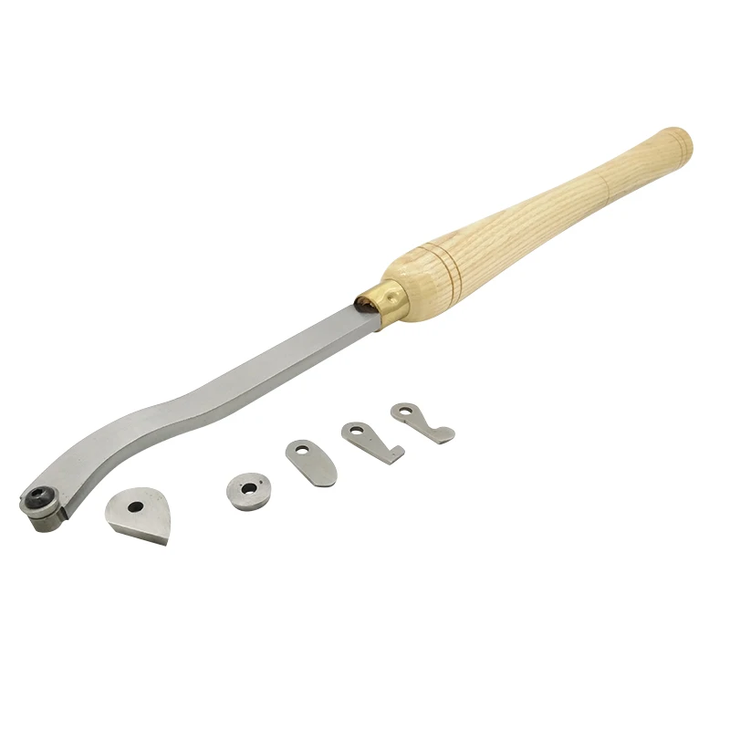 6PCS Interchangable HSS Cutter Hollow Woodturning Tool Gouge For Spindles Of Projects