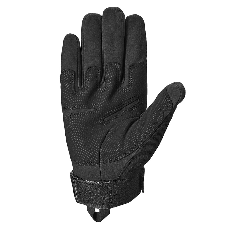 Motorcycle non-slip sweat-absorbent full-finger gloves thickened tactical anti-cut gloves