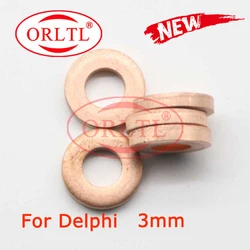 10 PCS 9001850C Diesel Injector Nozzle copper washer 9001-850C injection copper ring thickness = 3mm 9001 850C For Delphi