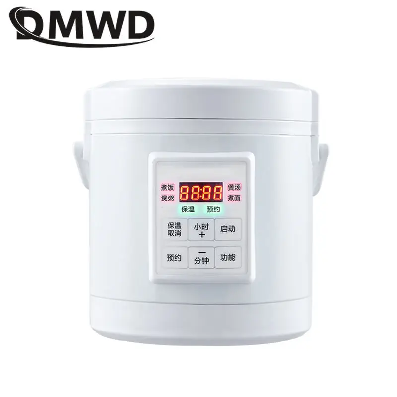 Dual-use Rice Cooker For Home and Truck 12-24V 220V Dual Voltage Micro Intelligence Multicooker Steamer Lorry Long-distance Trip