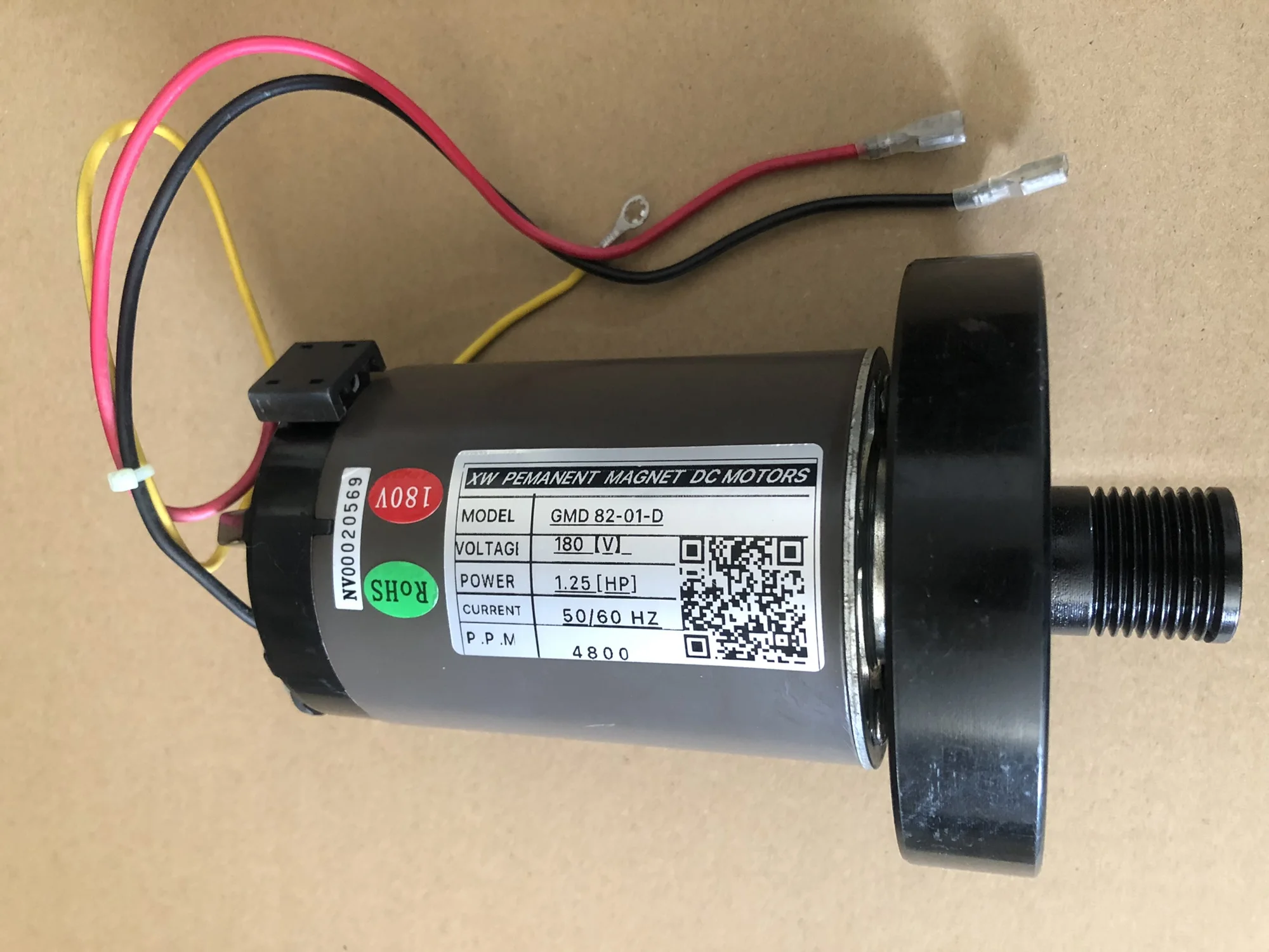 

XW Pemanent Magnet DC motor GMD82-01-D 180V 1.25HP 50/60HP 4800RPM