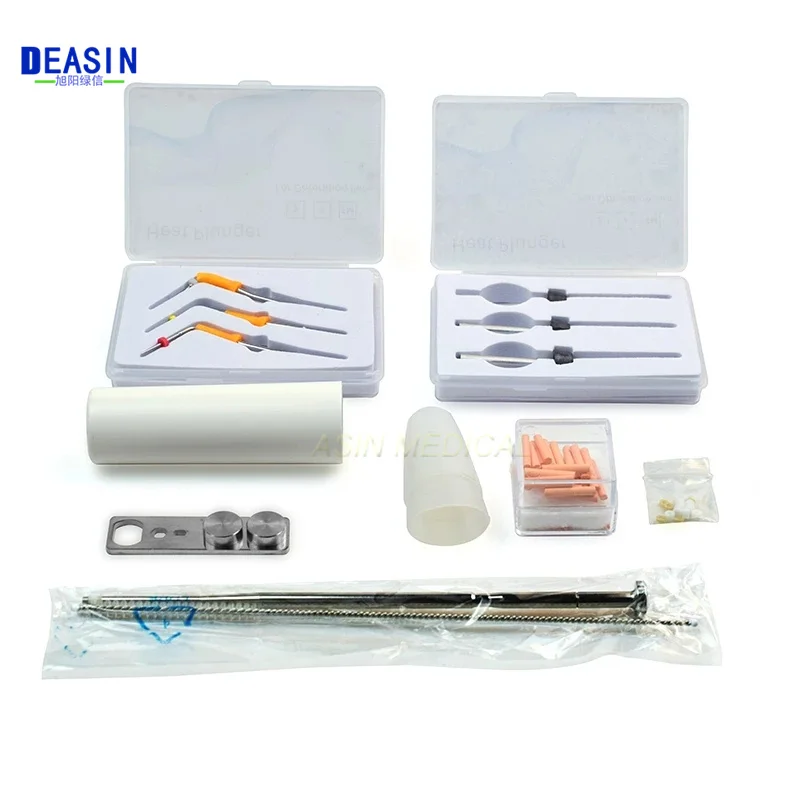 Dental Endo Obturation System Wireless 2 in 1 Filling Gun Percha Gutta Tips OLED LCD Display Endodontic Dentistry Tools