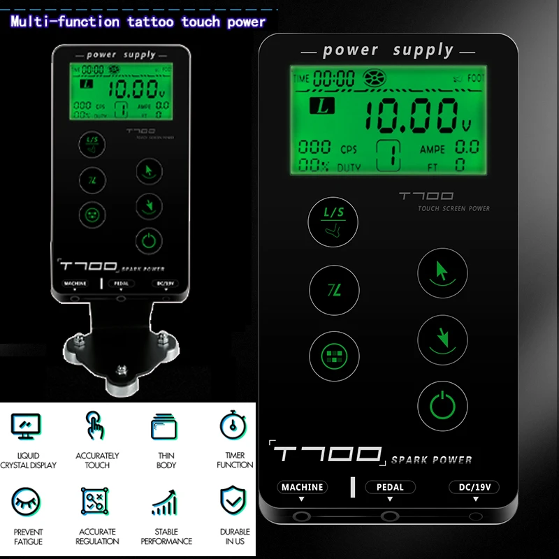 

Блок питания для тату-машинки T700 с ЖК-дисплеем