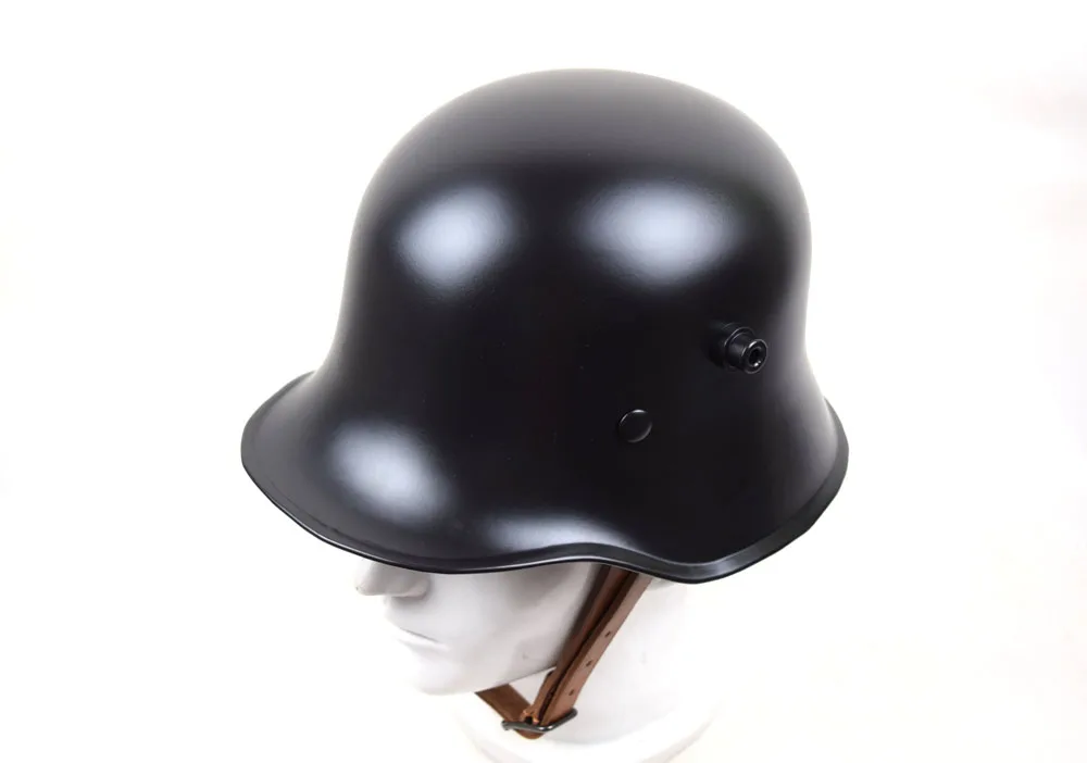 Cosplay  GERMAN M16 M1916 STAHLHELM STEEL COMBAT HELMET BLACK 　