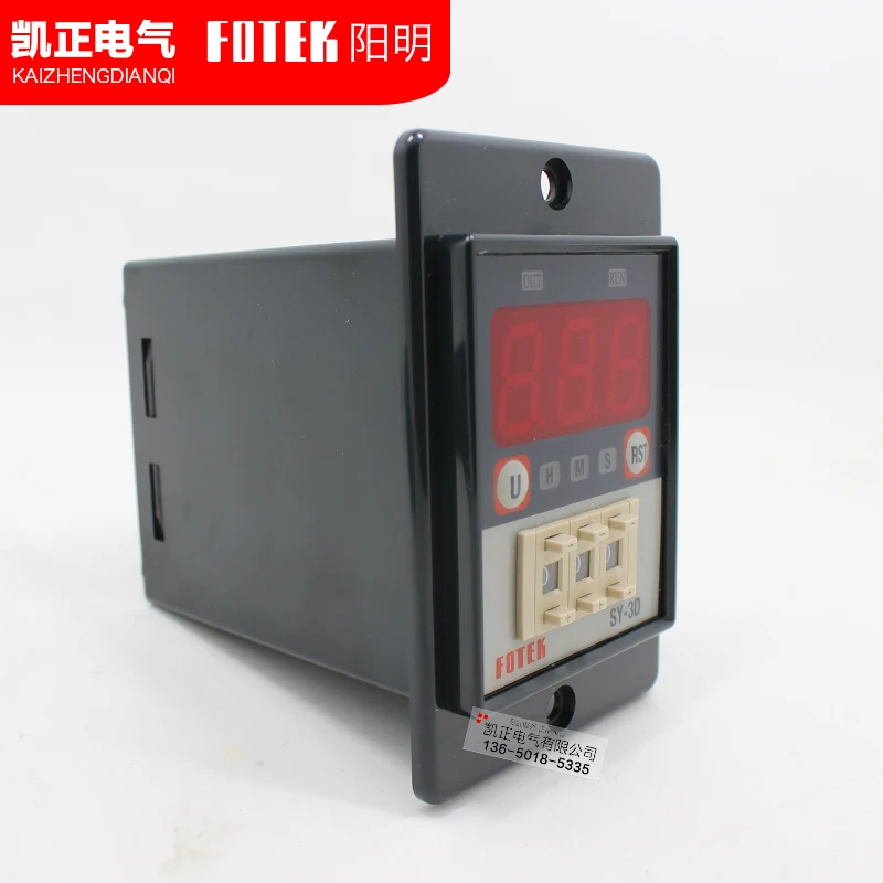 

Brand new original authentic FOTEK SY-3D Taiwan 220V digital display counter digital display time relay 0-999 53 * 63mm