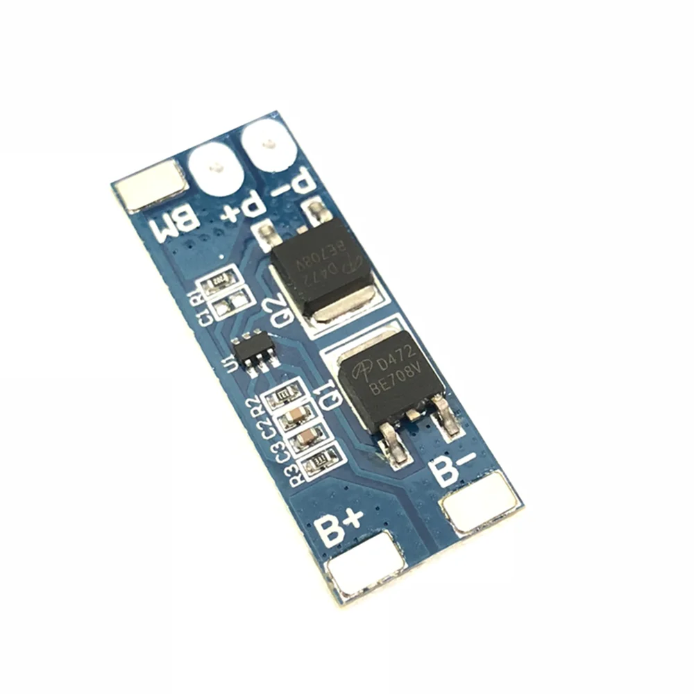 2S 8A Lifepo4 6.4v 18650 BMS PCM 10A Peak current battery protection board bms pcm for lifeo4 battery cell pack