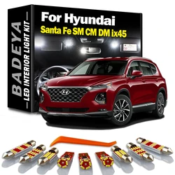 BADEYA For Hyundai Santafe Santa Fe SM CM DM ix45 2001-2015 2016 2017 2018 2019 2020 LED Bulbs Interior Map Dome Trunk Light Kit