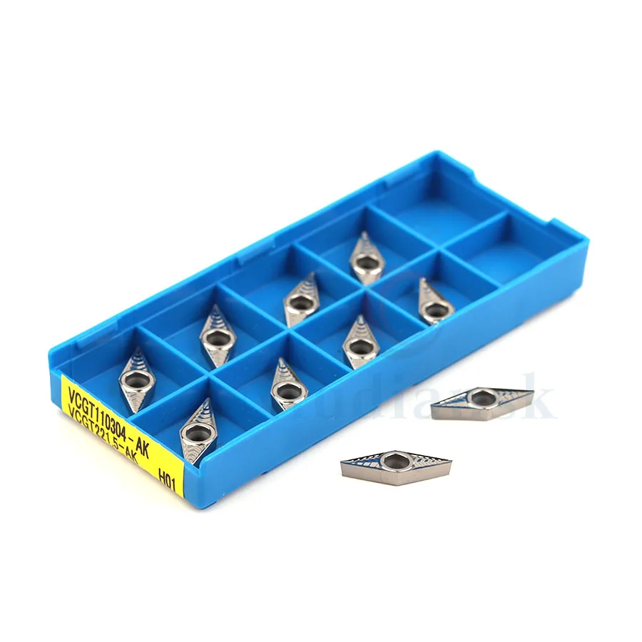 1 pz S16Q-SVQCR11 foro interno portautensili per tornitura S20R-SVQCR11 pergolato S16Q-SVQCL 10 pz VCGT1103 inserti in metallo duro tornio CNC