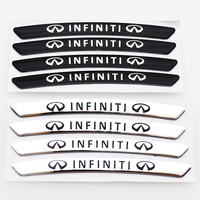 1set 3D Aluminum Infiniti Logo Car Wheel Sticker Rim Badge Creative Decoration Emblem Decals Styling Auto Accessories