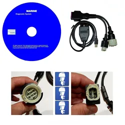 Diagnostic USB Cable Kit for Suzuki Outboard Marine Boat SDS 8.70 High quality USB cable and adapter