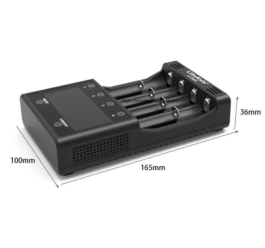 Liitokala Lii-500S LCD Display Smart charger suitable for 18650 18350 18500 21700 20700 14500 26650 AA AAA NiMH Lithium battery