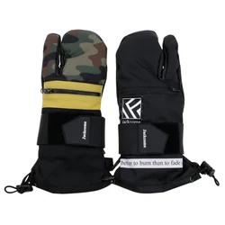 Guantes de invierno para Snowboard para hombre, manoplas muy cálidas, protección contra el viento, Guantes Térmicos invierno