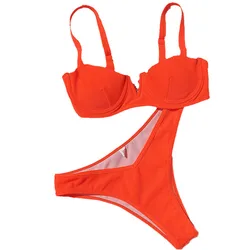 Women Push-up Padded Bra Bandage Bikini Set Swimsuit Triangle Swimwear Bathing