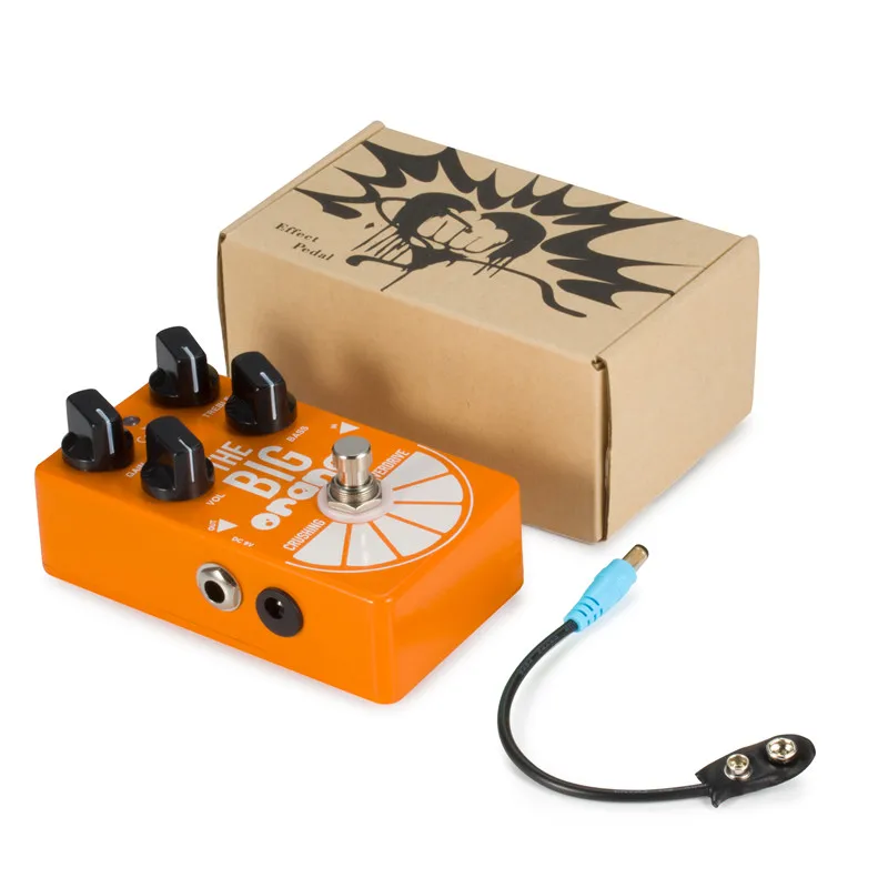 Caline CP-54 The Big Orange Overdrive Guitar Effect Pedal Guitar Accessories