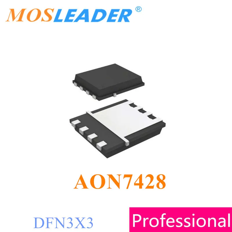 Mosleader AON7428 DFN3X3 100PCS 500PCS 1000PCS N-Channel 30V 50A Made in China High quality Mosfets