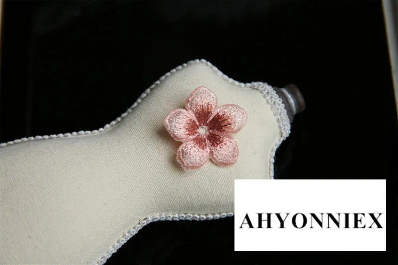 AHYONNIEX 10 stücke Günstige Kleine Blume Patch für Kleidung Nähen auf Applique Kleid Haar Zubehör Schuhe Taschen DIY Dekoration Patches – Detail 13
