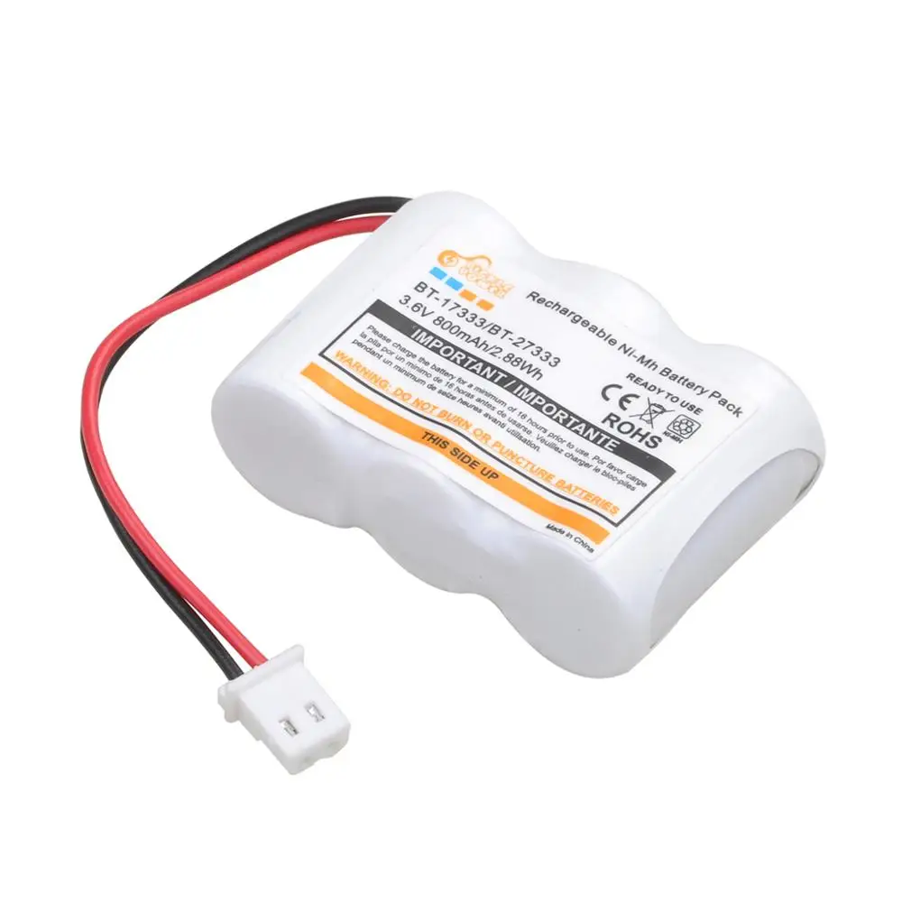 Batteria per telefono senza fili da 800 mAh BT-17333 BT-27333 per Vtech BT17333 BT27333 BT-17233 BT17233 BT- 163345   CS5121