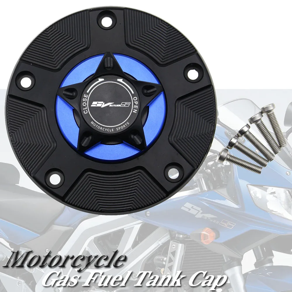 

SV 650S Gas Fuel Tank Cap for Suzuki SV650S SV650 S 2003-2013 Motorcycle CNC Quick Release Cover