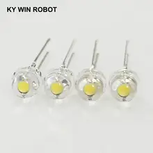 50 Pcs 5mm LED Straw Hat Diodes #3