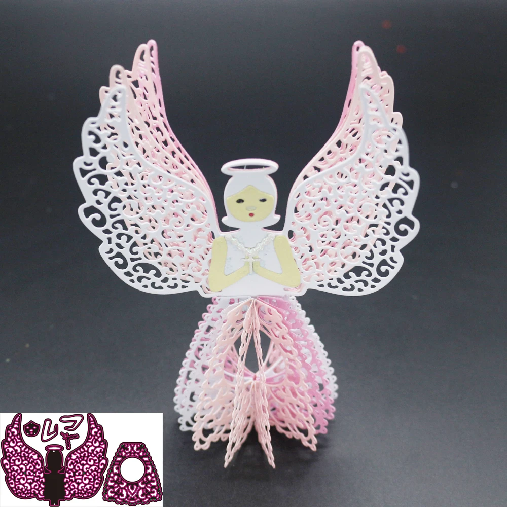 

Angel Metal Cutting Dies Scrapbooking Embossing Dies Cut Stencils DIY Card Book Decor Stempels Craft Stamps and Dies New